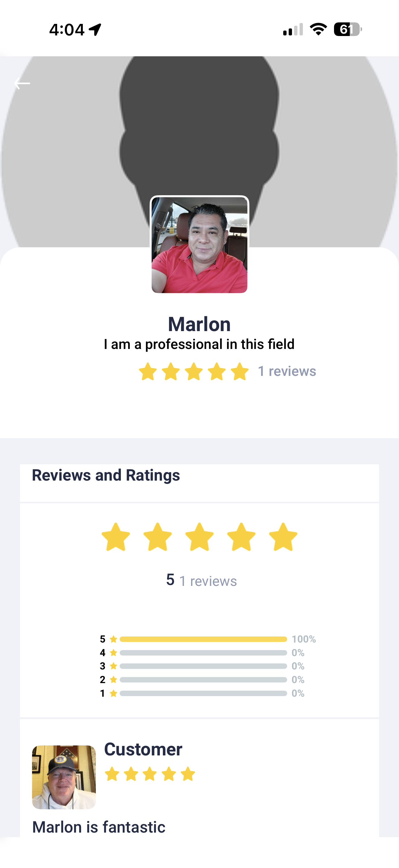 Five-star review after the rescue call